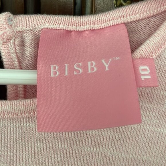 Girls BISBY Pink Ruffled Kids Top Size 10 - Picture 4 of 5